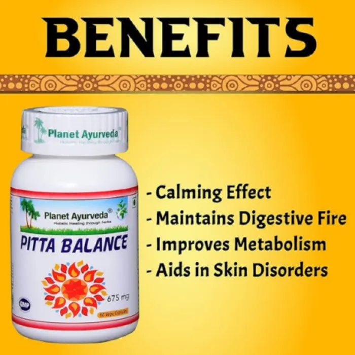 Planet Ayurveda Pitta Balance 60 Capsules in Pakistan