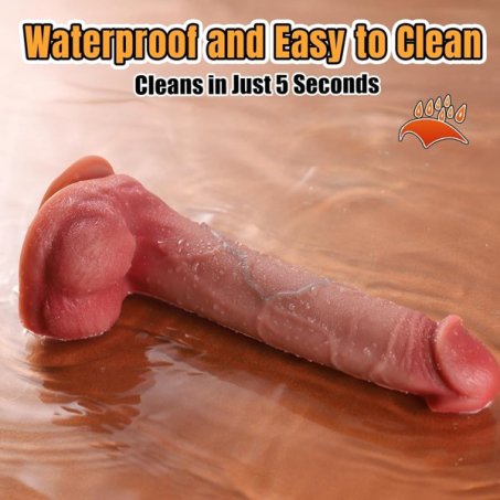 10.8 Dual-Layer Silicone Big Dildo in Pakistan