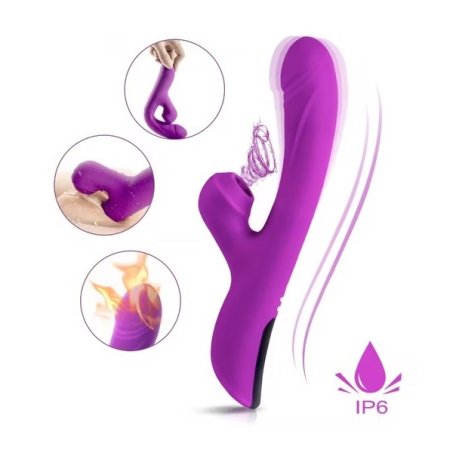 Clit Sucking Vibrator G-Spot Heating Dildo In Pakistan