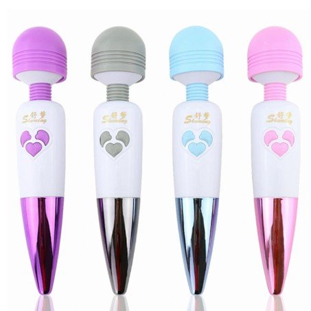Deluxe Rechargeable Mini Massage Wand Vibrator