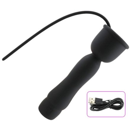 Man Nuo Silicone Vibrating Penis Plug Black In Pakistan