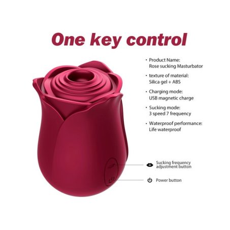New Rose Suction Vibrator Toy