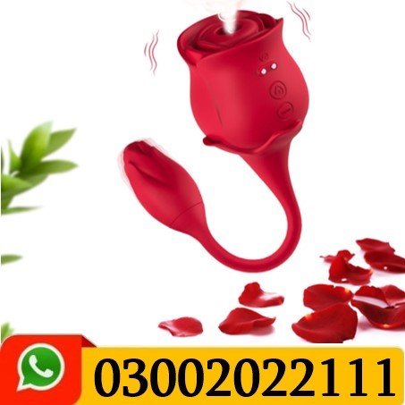 Rose Clitoral Sucking Toy With Bud Vibrator In Pakistan