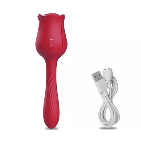 Rose Clitoral Sucking With Vibrating Wand