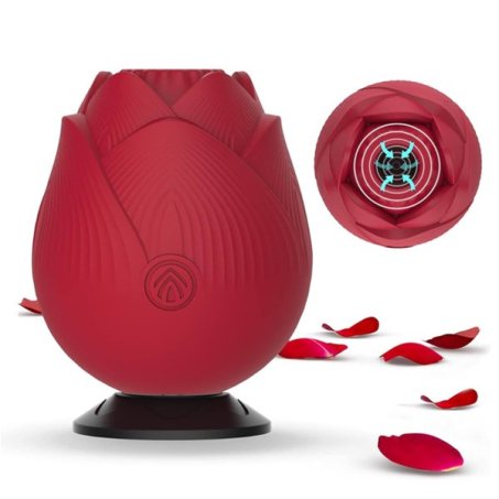 Rose Suction Vibrator With 9 Powerful Frequency