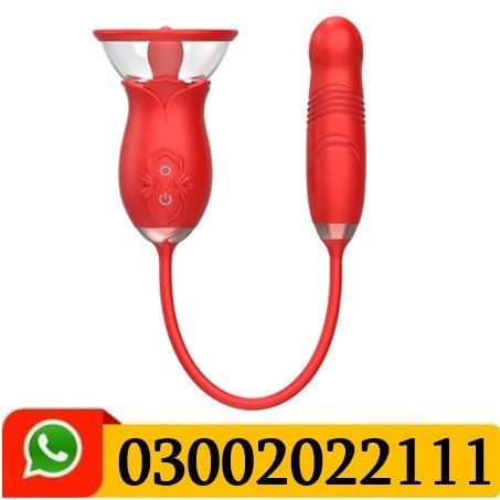 Rose Tongue Vibrator Body Pump Telescopic Dildo In Pakistan