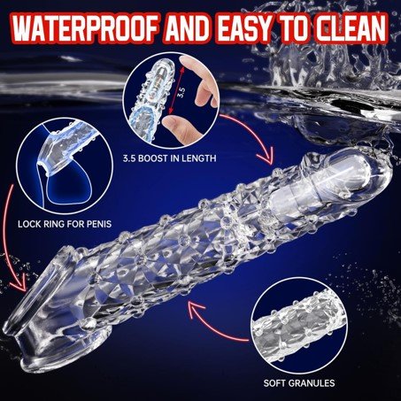 Soft Graininess Shaped Penis Extender In Pakistan