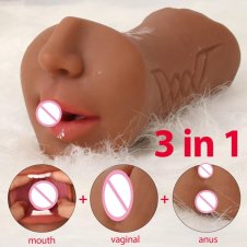 3-in-1 (Vagina + Ass + Mouth) Masturbator In Pakistan