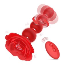 Rose Anal Bead Vibrator With Remote Control In Pakistan