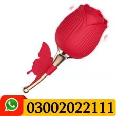 Rose Clit Sucking Vibrator With Butterfly Teaser