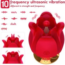 Rose Multi-Frequency G spot Sucking Vibrating Egg In Pakistan