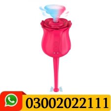 Rose Sucking Toy With Vibrating Teaser