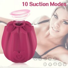 Rose Sucking Vibrator With Heart-Shaped Button In Pakistan