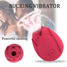 Rose Suction Clit Vibrator Toy