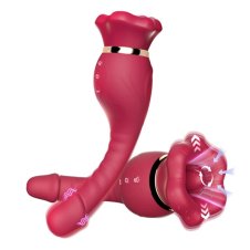 Rose Tongue Vibrator G-spot Stimulator Dildo In Pakistan