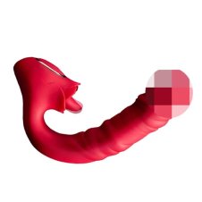 Rose Tongue Vibrator G-spot Vibrating Dildo In Pakistan