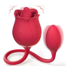 Rose Toy Vibrator With Detachable Suction