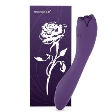 Rose Wand Vibrator With Tongue